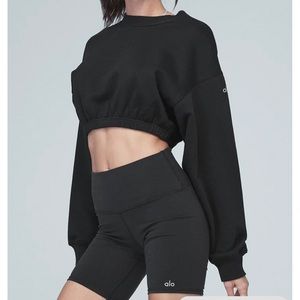 ALO Yoga cropped crew neck
